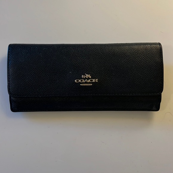 Handbags - Coach Real Pebble Leather Wallet